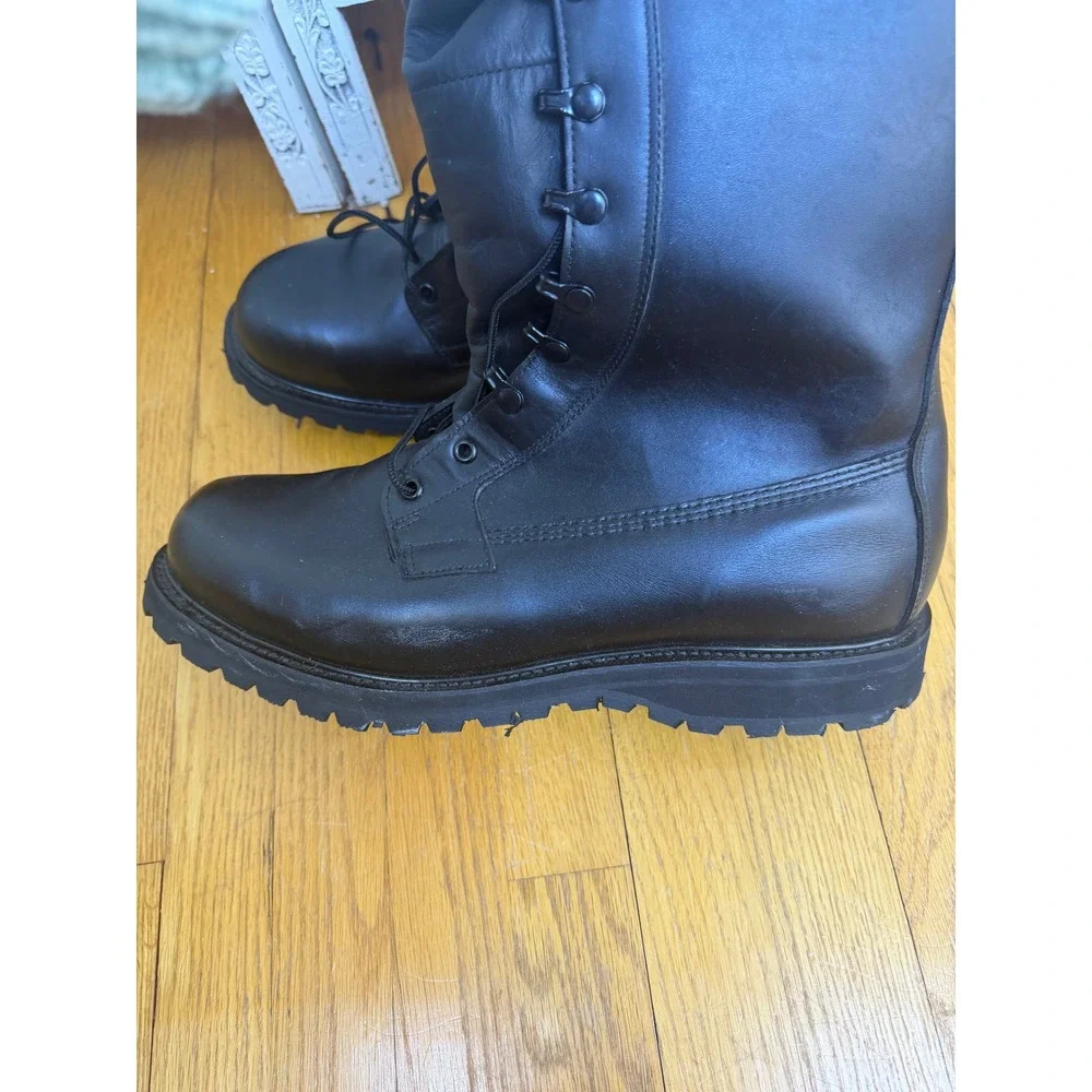 NEW Vibram Black Combat Boots Military Sz Mens 13.5 11 95 Lace Up‎ Insulated